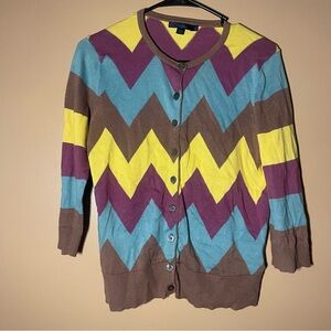 Boden Retro style women’s 100% cotton cardigan size 12